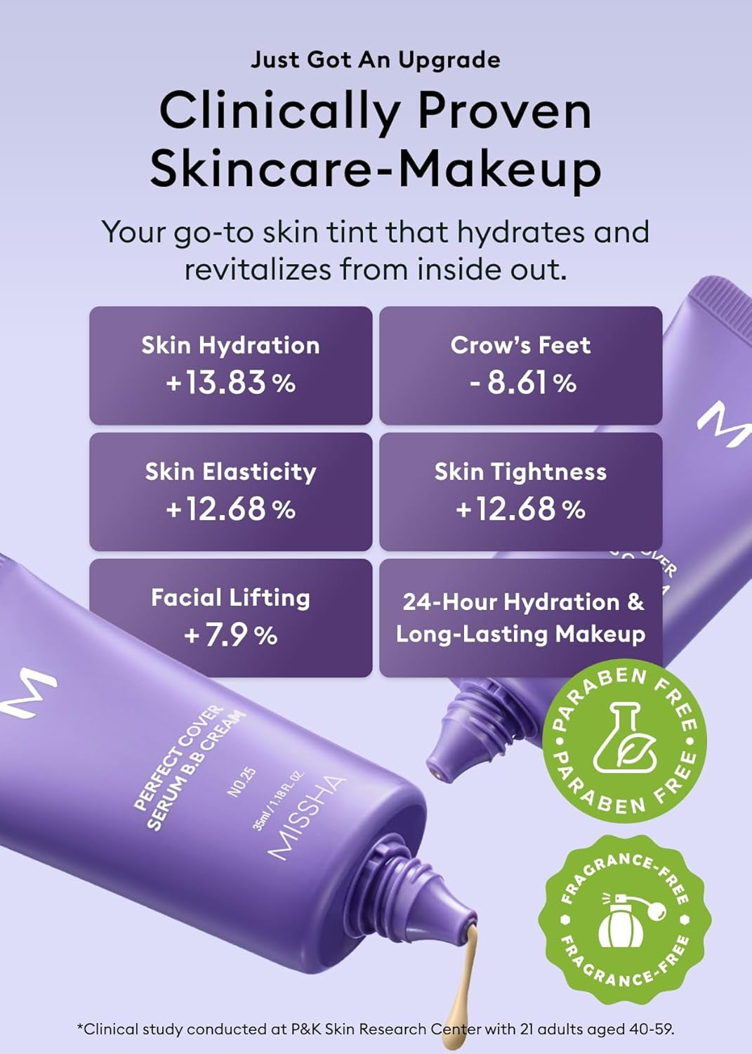 M PERFECT COVER SERUM BB CREAM No.41 Medium Tan- Tan/Deep with Warm Undertone, BB Cream by Cardi B Pick, Skin Tint, Tinted Moisturizer, Skin Care Foundation Makeup, Korean Makeup,1.18 Fl Oz