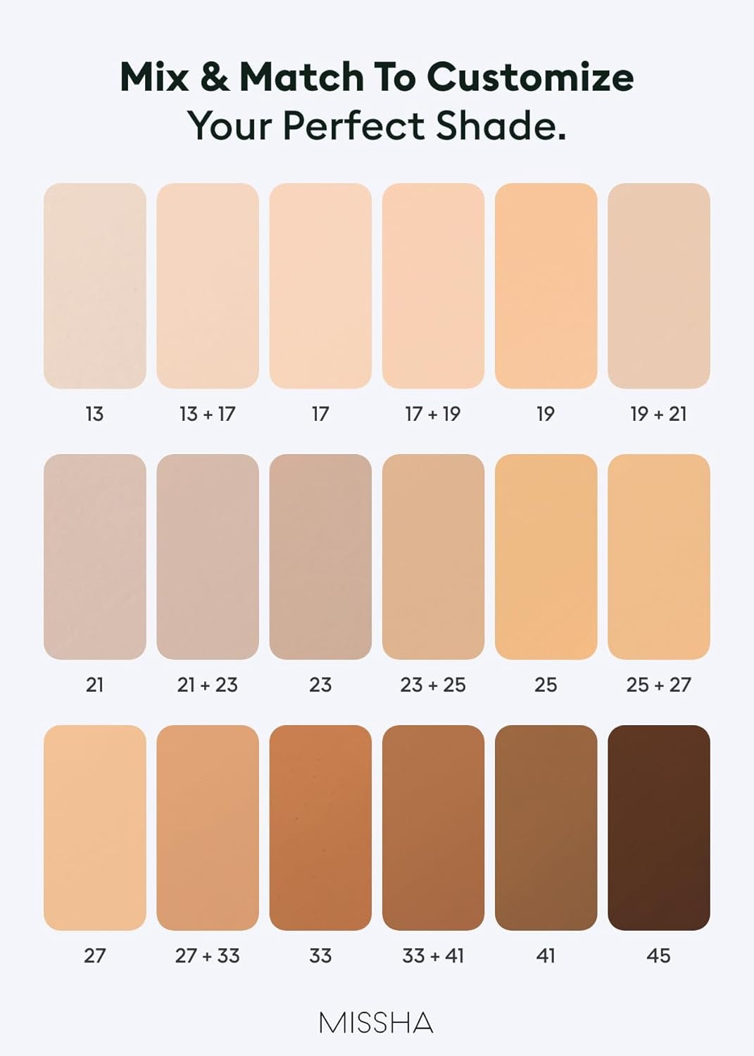 M PERFECT COVER SERUM BB CREAM No.41 Medium Tan- Tan/Deep with Warm Undertone, BB Cream by Cardi B Pick, Skin Tint, Tinted Moisturizer, Skin Care Foundation Makeup, Korean Makeup,1.18 Fl Oz